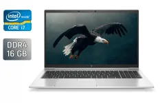 Ультрабук HP EliteBook 850 G8 / 15.6" (1920x1080) IPS / Intel Core i7-1185G7 (4 (8) ядра по 3.0 - 4.8 GHz) / 16 GB DDR4 / 512 GB SSD / Intel Iris Xe Graphics / WebCam / TouchID б/в