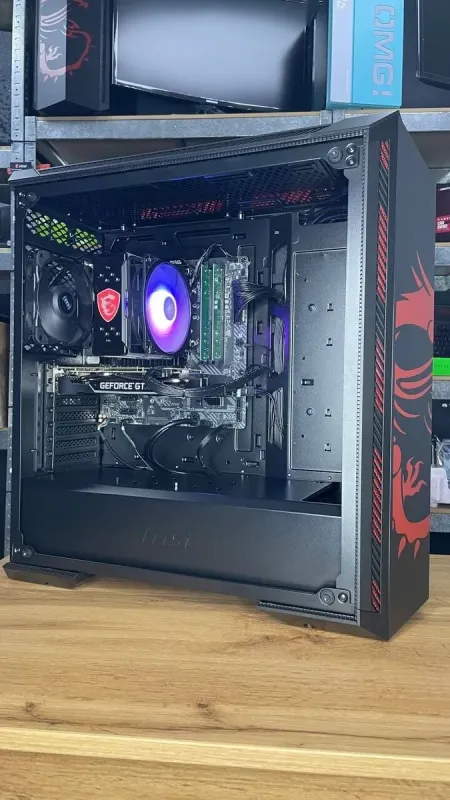 Ігровий ПК MSI MPG GUNGNIR 100D Tower / Intel Core i5-10400F (6(12) ядер по 2.9-4.3 GHz) / 16GB DDR4 / 500GB SSD M.2 + 1000GB HDD / GeForce GTX 1660, 6 / 700W + Ігрова RGB мишка - зображення 5