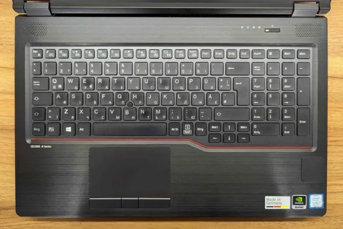Мобільна робоча станція Fujitsu Celsius H780 / 15.6" (1920x1080) IPS / Intel Core i7-8750H (6 (12) ядер по 2.2 - 4.1 GHz) / 32 GB DDR4 / 512 GB SSD / nVidia Quadro P600, 4 GB GDDR5, 128-bit / 4G / HDMI / WebCam / Windows 10 б/в - зображення 3