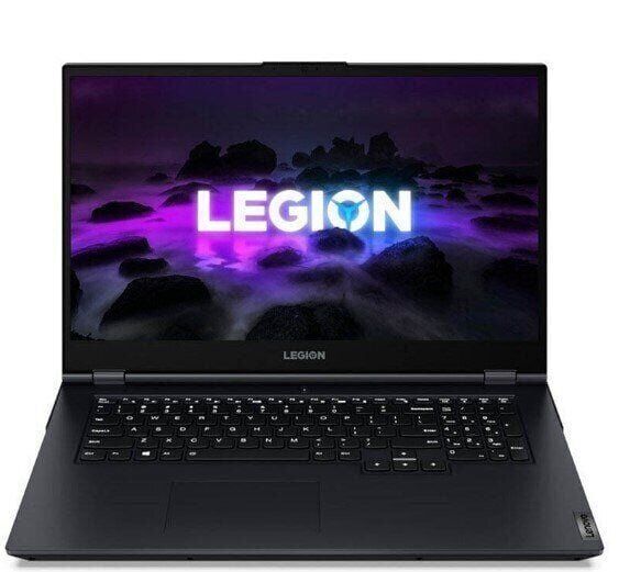 Ігровий ноутбук Lenovo Legion 5 17ACH6H / 17,3" (1920x1080) IPS / AMD Ryzen 7 5800H (8 (16) ядер 3,2 - 4,4 ГГц) / 16 ГБ DDR4 / 480 ГБ SSD / nVidia GeForce RTX 3070, 8 ГБ GDDR6, 256-біт / Веб-камера б/в - зображення 2