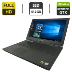 Ігровий ноутбук Dell Inspiron G5 15 5587 / 15,6" (1920x1080) IPS / Intel Core i7-8750H (6 (12) ядер по 2.2 - 4.1 GHz) / 16 GB DDR4 / 512 GB SSD / nVidia GeForce GTX 1060, 6 GB GDDR5, 192-bit / WebCam б/в