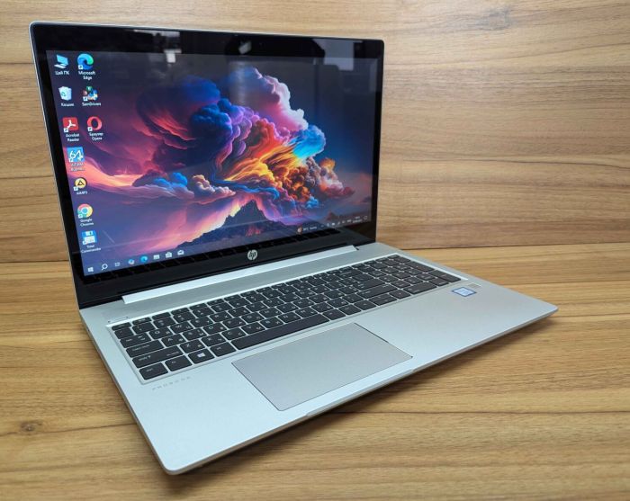 Ноутбук HP ProBook 450 G6 / 15.6" (1366x768) TN Touch / Intel Core i5-8265U (4 (8) ядра по 1.6 - 3.9 GHz) / 16 GB DDR4 / 480 GB SSD / Intel UHD Graphics / WebCam / TouchID / Windows 10 б/в - зображення 10