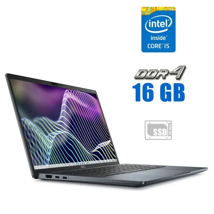 Ультрабук Dell Latitude 7340 2-in-1 / 13.3" (2560x1600) WVA Touch / Intel Core i5-1345U (10 (12) ядер по 3.5 - 4.7 GHz) / 16 GB DDR4 / 256 GB SSD M.2 / Intel Iris Xe Graphics / WebCam - зображення 1