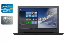 Ноутбук Б-клас Lenovo IdeaPad 110-151SK / 15.6" (1366x768) TN / Intel Core i3-6100U (2 (4) ядра по 2.3 GHz) / 8 GB DDR4 / 240 GB SSD / Intel HD Graphics 520 / WebCam / HDMI / Windows 10 б/в