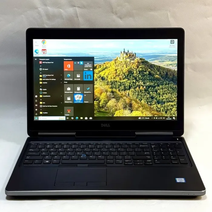 Мобільна робоча станція Б-клас Dell Precision 7510 / 15.6" (1920x1080) IPS / Intel Core i5-6300HQ (4 ядра по 2.3 - 3.2 GHz) / 32 GB DDR4 / 256 GB SSD + 500 GB HDD / AMD FirePro W5170M, 2 GB GDDR5, 128-bit / Windows 10 Pro б/в - зображення 2