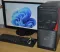Комплект ПК: Fujitsu Celsius W530 Tower / Intel Core i5-4590 (4 ядра по 3.3 - 3.7 GHz) / 16 GB DDR3 / 120 GB SSD + 500 GB HDD / nVidia GeForce GTX 550 Ti, 4 GB GDDR5, 128-bit + Монітор Б-клас AOC / 22" (1680x1050) TN + Нові клавіатура, мишка, кабелі б/в