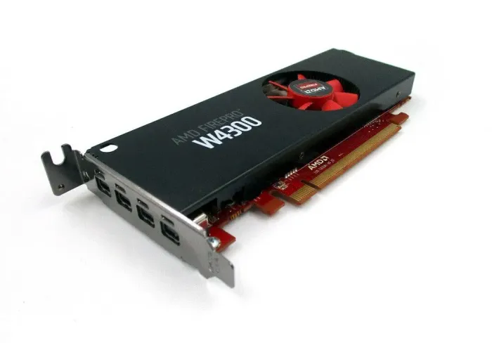 Дискретна відеокарта AMD FirePro W4300, 4 GB GDDR5, 128-bit/4x miniDP + адаптер miniDP to DVI (Dell G44DK) б/в - зображення 3