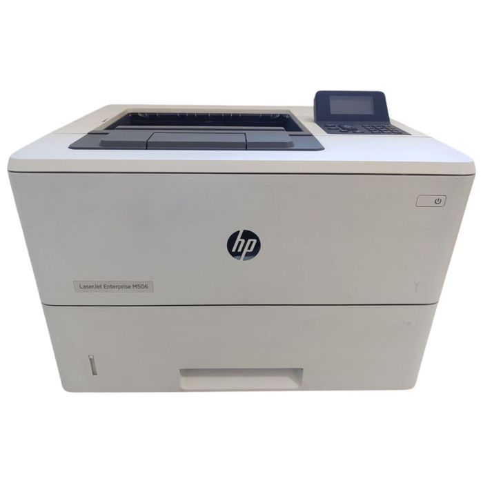 Принтер HP LaserJet Enterprise M506 / Лазерний монохромний друк / 1200x1200 dpi / A4 / 43 стор/хв / USB 2.0, Ethernet / Дуплекс б/в - изображение 1