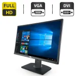 Монітор Dell Professional P2314H/23" (1920x1080) IPS/VGA, DVI, DP, USB-Hub/VESA 100x100 + Кабель живлення б/в