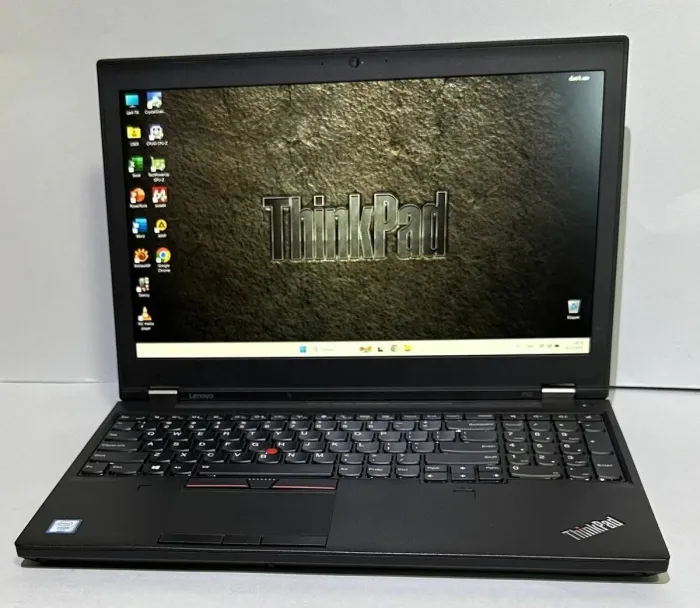 Мобільна робоча станція Lenovo ThinkPad P50 / 15,6" (1920x1080) IPS / Intel Xeon E3-1505M v5 (4 (8) ядра по 2,8 - 3,7 ГГц) / 16 ГБ DDR4 / 128 ГБ SSD + 256 ГБ SSD / nVidia Quadro M2000M, 4 ГБ GDDR5, 128-біт / WebCam б/в - изображение 2