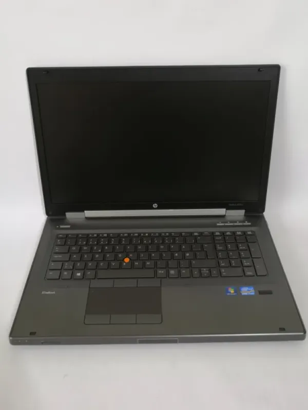 Робоча станція HP EliteBook 8770W / 17.3" TN / Core i7-3740QM (4(8) ядра по 2.7-3.7 GHz) / 16GB DDR3 / 256GB SSD / FirePro M4000, 1 GB GDDR5, 128-bit / DVD-ROM / DisplayPort б/в - зображення 2