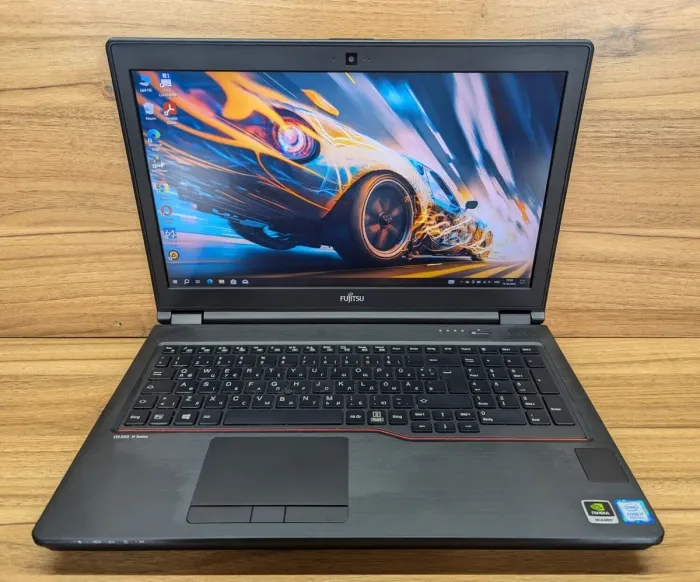 Мобільна робоча станція Fujitsu Celsius H780 / 15.6" (1920x1080) IPS / Intel Core i7-8750H (6 (12) ядер по 2.2 - 4.1 GHz) / 32 GB DDR4 / 1024 GB SSD / nVidia Quadro P600, 4 GB GDDR5, 128-bit / WebCam / TouchID / Windows 10 б/в - зображення 2