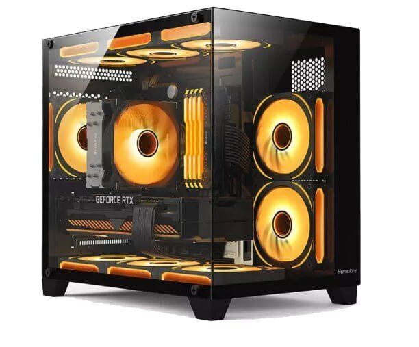 Ігровий ПК Aexpxo gaming HUNTER Tower / Intel Core i5-12400F (6 (12) ядер по 2,5 - 4,4 ГГц) / 16 ГБ DDR4 / 1000 ГБ SSD M.2 / nVidia GeForce RTX 5060, 8 ГБ GDDR7, 128-біт б/в - зображення 2