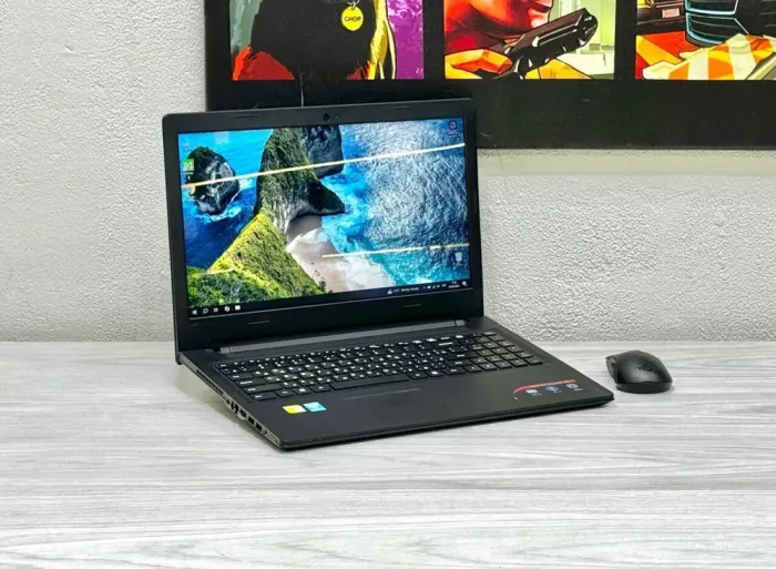 Ноутбук Б-клас Lenovo IdeaPad 100-15IBD / 15.6" (1366x768) TN / Intel Pentium 3825U (2 (4) ядра по 1.9 GHz) / 4 GB DDR3 / 240 GB SSD / nVidia GeForce 920M, 1 GB GDDR3, 64-bit / WebCam / Win 10 б/в - зображення 3