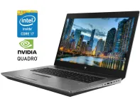 Мобільна робоча станція Б-клас HP ZBook 17 G6 / 17.3" (1920x1080) IPS / Intel Core i7-9750H (6 (12) ядер по 2.6 - 4.5 GHz) / 16 GB DDR4 / 512 GB SSD / nVidia Quadro T1000, 4 GB GDDR5, 128-bit / WebCam б/в