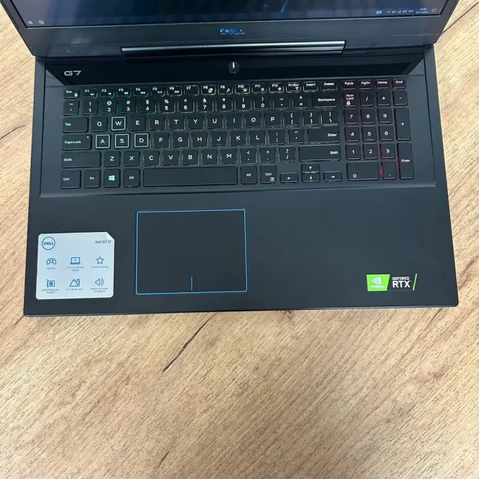 Ігровий ноутбук Б-клас Dell Inspiron G7 7790 / 17.3" (1920x1080) IPS / Intel Core i7-9750H (6 (12) ядер по 2.6 - 4.5 GHz) / 16 GB DDR4 / 256 GB SSD + 1000 GB HDD / nVidia GeForce RTX 2060, 6 GB GDDR6, 192-bit б/в - зображення 7
