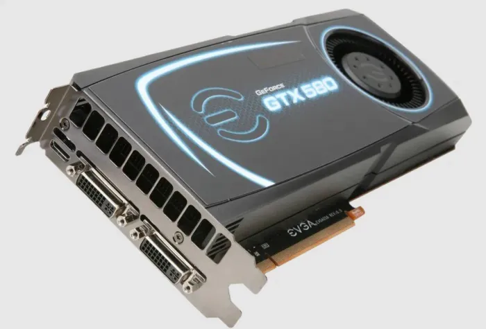 Дискретна відеокарта nVidia GeForce GTX 580, 3 GB GDDR5, 384-bit / 2x DVI, 1x mini HDMI б/в - зображення 1