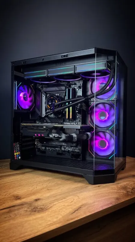 Збірка під замовлення: комп'ютер GameMax Hype-A Black Tower / Intel Core i5-14600KF (14 (20) ядер по 2.6 - 5.3 GHz) / 32 GB DDR5 / 2000 GB SSD M.2 / nVidia GeForce RTX 3080, 10 GB GDDR6X, 320-bit / 850W б/в - зображення 5