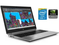 Мобільна робоча станція Б-клас HP ZBook Studio G5 / 15.6" (1920x1080) IPS / Intel Core i7-8850H (6 (12) ядер по 2.6 - 4.3 GHz) / 16 GB DDR4 / 480 GB SSD / nVidia Quadro P1000, 4 GB DDR5, 128-bit / WebCam / Win 10 Pro б/в
