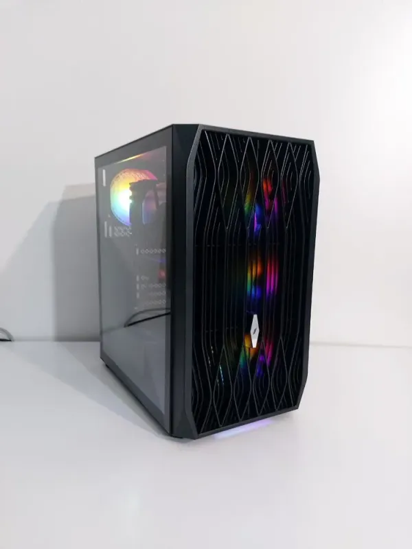 Ігровий ПК 1stPlayer Ariya AY7 Tower / Intel Core i5-8500 (6 ядер по 3.0 - 4.1 GHz) / 16 GB DDR4 / 300 GB SSD + 512 GB SSD M.2 / AMD Radeon RX 480, 8 GB GDDR5, 256-bit / 500W б/в - зображення 2