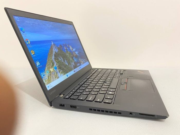 Ультрабук Б-клас Lenovo ThinkPad T470s / 14" (1920x1080) IPS / Intel Core i5-7200U (2 (4) ядра 2.5 - 3.1 GHz) / 8 GB DDR4 / 256 GB SSD M.2 / Intel HD Graphics 620 / WebCam / HDMI б/в - зображення 6