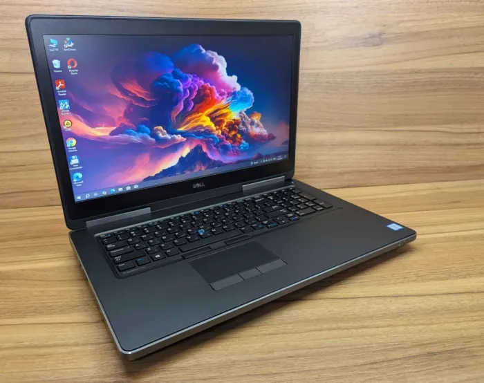 Мобільна робоча станція Dell Precision 7720 / 17.3" (1600x900) TN / Intel Core i7-7820HQ (4 (8) ядра по 2.9 - 3.9 GHz) / 16 GB DDR4 / 512 GB SSD + 750 GB HDD / nVidia Quadro M1200, 4 GB GDDR5, 128-bit / HDMI / Windows 10 б/в - зображення 4