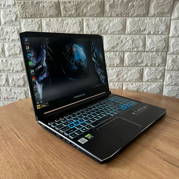 Ігровий ноутбук Acer Predator Helios 300 PH315-53 / 15.6" (1920x1080) IPS / Intel Core i7-10750H (6 (12) ядер по 2.6 - 4.8 GHz) / 16 GB DDR4 / 512 GB SSD / nVidia GeForce RTX 2060, 6 GB GDDR6, 192-bit / WebCam б/в - зображення 4