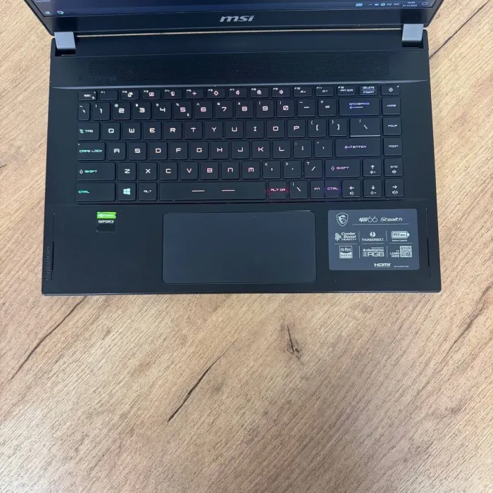 Ігровий ноутбук MSI GS66 Stealth 10SE / 15.6" (1920x1080) IPS / Intel Core i7-10875H (8 (16) ядра по 2.3 - 5.1 GHz) / 16 GB DDR4 / 512 GB SSD / nVidia GeForce RTX 2060, 6 GB GDDR6, 192-bit / WebCam б/в - зображення 7