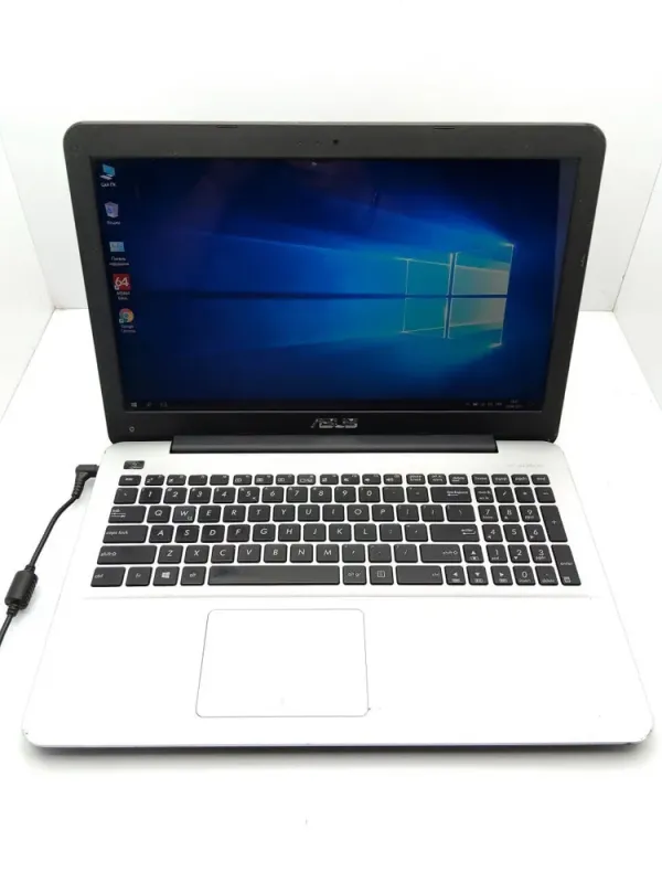 Ноутбук Asus X555 / 15.6" (1366x768) TN / Intel Core i5-5200U (2 (4) ядра по 2.2 - 2.7 GHz) / 8 GB DDR3 / 120 GB SSD / Intel HD Graphics 5500 / WebCam б/в - зображення 2