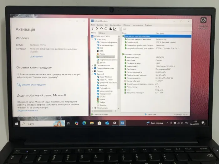 Ультрабук Б-клас Lenovo ThinkPad E14 Gen 2 / 14" (1920x1080) IPS / Intel Core i5-1135G7 (4 (8) ядра по 2.4 - 4.2 GHz) / 16 GB DDR4 / 512 GB SSD NVMe / nVidia GeForce MX450, 2 GB GDDR6, 64-bit / WebCam / Win 10 Pro б/в - зображення 10