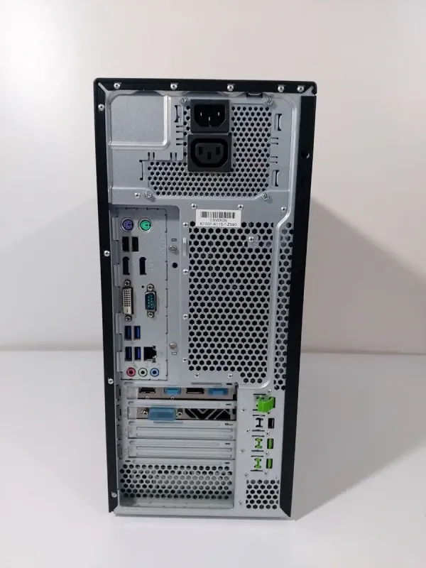 Комп'ютер Fujitsu Esprimo P956 E90 Tower / Intel Core i5-6600 (4 ядра по 3,3 - 3,9 ГГц) / 16 ГБ DDR4 / 256 ГБ SSD M.2 + 500 ГБ HDD / AMD Radeon RX 570, 4 ГБ GDDR5, 256-біт / DVD-ROM б/в - зображення 7
