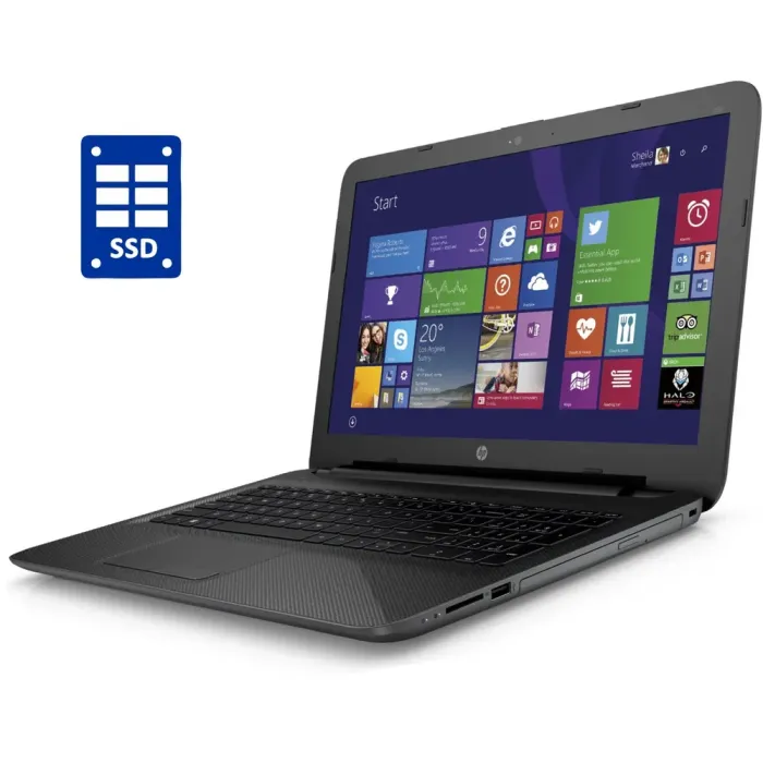 Ноутбук Б-клас HP 250 G4 / 15.6" (1366x768) TN / Intel Core i3-5005U (2 (4) ядра по 2.0 GHz) / 8 GB DDR3 / 128 GB SSD / Intel HD Graphic 5500 / WebCam / Win 10 Home б/в - зображення 1