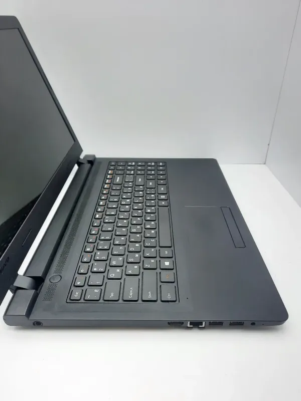 Ноутбук Lenovo Ideapad 100-15 / 15.6" (1366x768) TN / Intel Celeron N2840 (2 ядра по 2.16 - 2.58 GHz) / 4 GB DDR3 / 120 GB SSD / Intel HD Graphics / WebCam б/в - зображення 4