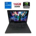Мобільна робоча станція Dell Precision 7720 / 17.3" (1920x1080) IPS / Intel Core i7-7920HQ (4 (8) ядра по 3.1 - 4.1 GHz) / 16 GB DDR4 / 512 GB SSD / nVidia Quadro P3000, 6 GB GDDR5, 192-bit / WebCam / Windows 11 Pro б/в