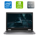 Мобільна робоча станція Dell Precision 7540 / 15,6" (1920x1080) IPS / Intel Core i7-9850H (6 (12) ядер по 2,6 - 4,6 ГГц) / 32 ГБ DDR4 / 512 ГБ SSD / nVidia Quadro RTX 3000, 6 ГБ GDDR6, 192-біт / TouchID / WebCam / Windows 10 б/в