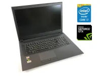 Ігровий ноутбук Eluktronics 17 N870HK / 17.3" (1920x1080) IPS / Intel Core i7-7700HQ (4 (8) ядра по 2.8 - 3.8 GHz) / 16 GB DDR4 / 512 GB SSD NVMe / nVidia GeForce GTX 1050 Ti, 4 GB GDDR5, 128-bit / WebCam б/в