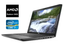 Ультрабук Dell Latitude 5500 / 15.6" (1920x1080) IPS / Intel Core i7-8665U (4 (8) ядра по 1.9 - 4.8 GHz) / 16 GB DDR4 / 512 GB SSD / AMD Radeon 540x, 2 GB GDDR5, 64-bit / WebCam / Windows 10 б/в