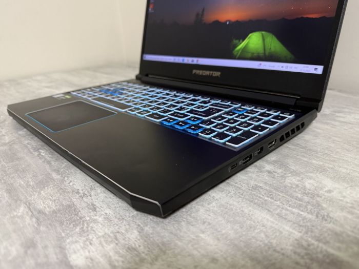 Ігровий ноутбук Б-класу Acer Predator Helios 300 PH315-52-78VL / 15.6" (1920x1080) IPS / Intel Core i7-9750H (6 (12) ядер по 2.6 - 4.5 GHz) / 16 GB DDR4 / 1000 GB SSD / nVidia GeForce GTX 1660 Ti, 6 GB GDDR6, 192-bit / WebCam / Win 10 б/в - изображение 8