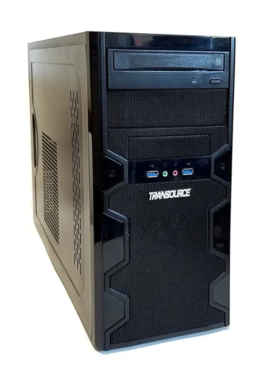 Комп'ютер Transource MIR-B1800M Tower / Intel Core i5-9600 (6 ядер по 3.1 - 4.6 GHz) / 16 GB DDR4 / 256 GB SSD M.2 / Intel UHD Graphics 630 / DVD-RW б/в - зображення 2