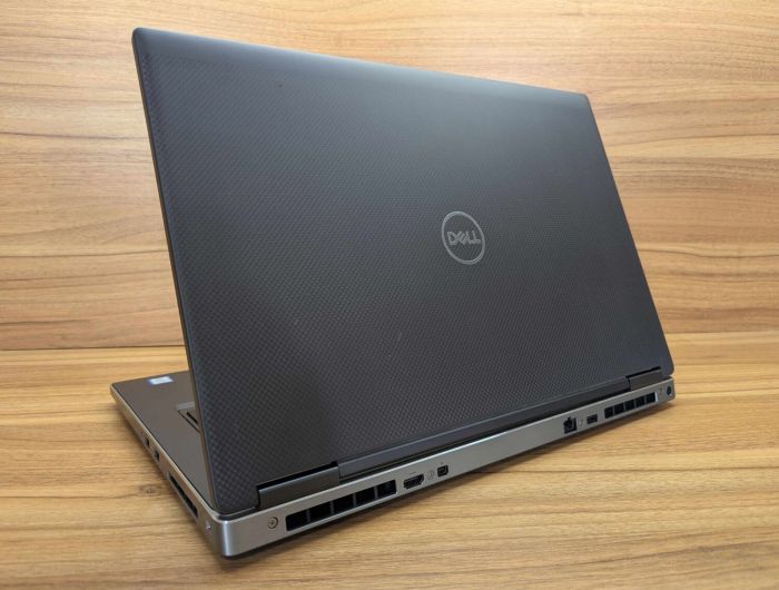 Мобільна робоча станція Dell Precision 7740 / 17.3" (1920x1080) IPS / Intel Xeon E-2276M (6 (12) ядер по 2.8 - 4.7 GHz) / 64 GB DDR4 / 512 GB SSD + 512 GB SSD / nVidia Quadro RTX 4000, 8 GB GDDR6, 256-bit / WebCam / Windows 10 б/в - зображення 6