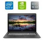 Ноутбук HP ENVY m7-n109dx / 17.3" (1920x1080) IPS / Intel Core i7-6500U (2 (4) ядра по 2.5 - 3.1 GHz) / 16 GB DDR4 / 480 GB SSD / nVidia GeForce 940M, 2 GB DDR3, 64-bit / WebCam / Windows 10 б/в