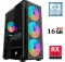Ігровий ПК Dtop Gaming i567D Tower / Intel Core i5-6400 (4 ядра по 2.7 - 3.3 GHz) / 16 GB DDR4 / 120 GB SSD + 500 GB HDD / AMD Radeon RX 570, 4 GB GDDR5, 256-bit / 500W б/в