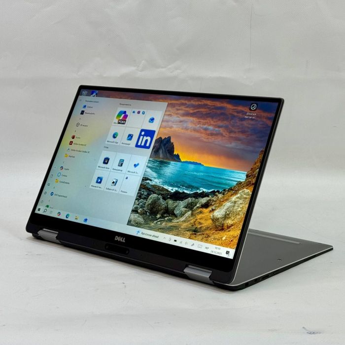 Ультрабук-трансформер Dell XPS 13 9365 2-in-1 / 13.3" (1920x1080) IPS Touch / Intel Core i7-7Y75 (2 (4) ядра по 1.3 - 3.6 GHz) / 16 GB DDR3 / 256 GB SSD / Intel HD Graphics 615 / WebCam / Windows 10 Home б/в - изображение 3