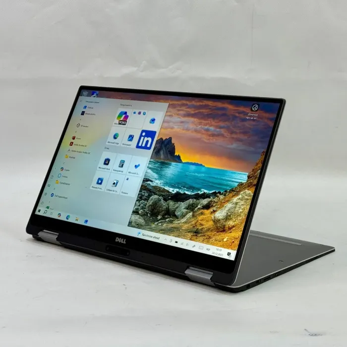 Ультрабук-трансформер Dell XPS 13 9365 2-in-1 / 13.3" (1920x1080) IPS Touch / Intel Core i7-7Y75 (2 (4) ядра по 1.3 - 3.6 GHz) / 16 GB DDR3 / 256 GB SSD / Intel HD Graphics 615 / WebCam / Windows 10 Home б/в - зображення 3
