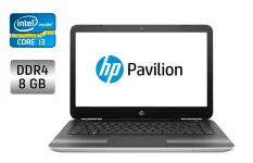 Ноутбук Б-клас HP Pavilion 14 al061nr / 14" (1366x768) TN / Intel Core i3-6100U (2 (4) ядра по 2.3 GHz) / 8 GB DDR4 / 240 GB SSD / Intel HD Graphics 520 / WebCam / Windows 10 б/в