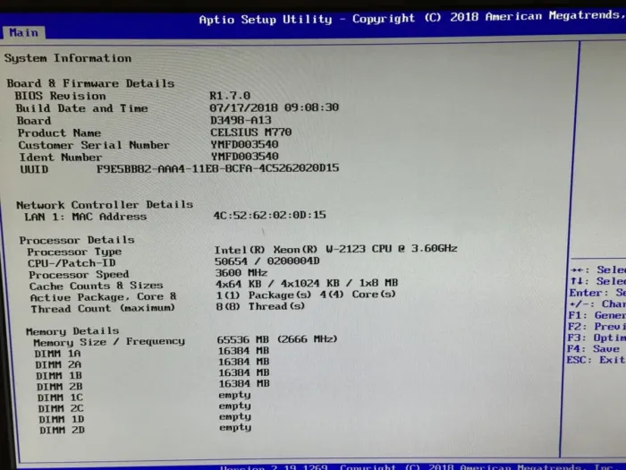Робоча станція класу B Fujitsu Celsius M770n Tower / Intel Xeon W-2123 (4 (8) ядра по 3,6 - 3,9 ГГц) / 64 ГБ DDR4 / 512 ГБ SSD M.2 / nVidia Quadro P2000, 5 ГБ GDDR5, 160-біт / 450 Вт / DVD-ROM / DisplayPort б/в - зображення 11