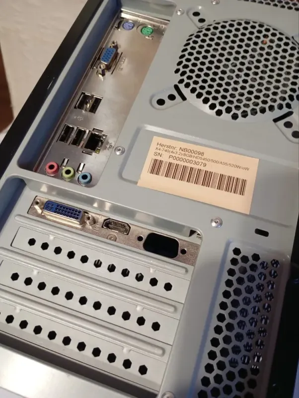 ПК Б-клас Gigabyte Tower / Intel Core i3-2120 (2 (4) ядра по 3.3 GHz) / 8 GB DDR3 / 320 GB HDD / nVidia GeForce GT 440, 1 GB GDDR3, 128-bit / DVD-RW / 350W б/в - зображення 8