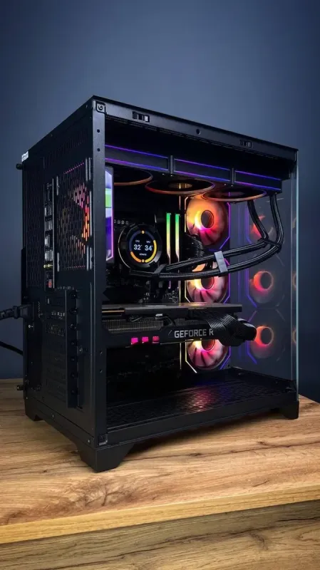 Збірка під замовлення: комп'ютер GameMax Hype-A Black Tower / Intel Core i5-14600KF (14 (20) ядер по 2.6 - 5.3 GHz) / 32 GB DDR5 / 2000 GB SSD M.2 / nVidia GeForce RTX 3080, 10 GB GDDR6X, 320-bit / 850W б/в - зображення 8