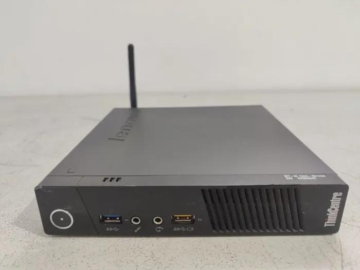 Неттоп Lenovo ThinkCentre M93 Tiny USFF / Intel Core i5-4590T (4 ядра по 2.0 - 3.0 GHz) / 8 GB DDR3 / 128 GB SSD / Intel HD Graphics 4600 / Wi-Fi б/в - зображення 2