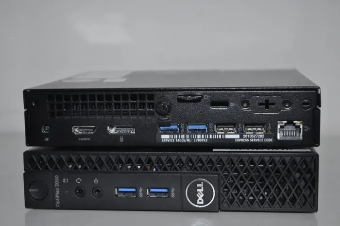 Неттоп Dell OptiPlex 3050 Micro USFF / Intel Core i5-6500T (4 ядра по 2.5 - 3.1 GHz) / 12 GB DDR4 / 120 GB SSD M.2 + 250 GB HDD / Intel UHD Graphics 530 / Windows 11 Pro б/в - зображення 2